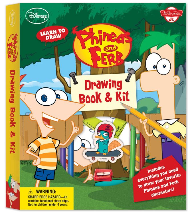 Learn to Draw Disney's Phineas and Ferb Drawing Book & Kit: Includes everything you need to draw Candace, Agent P, and your other favorite characters from the hit show!