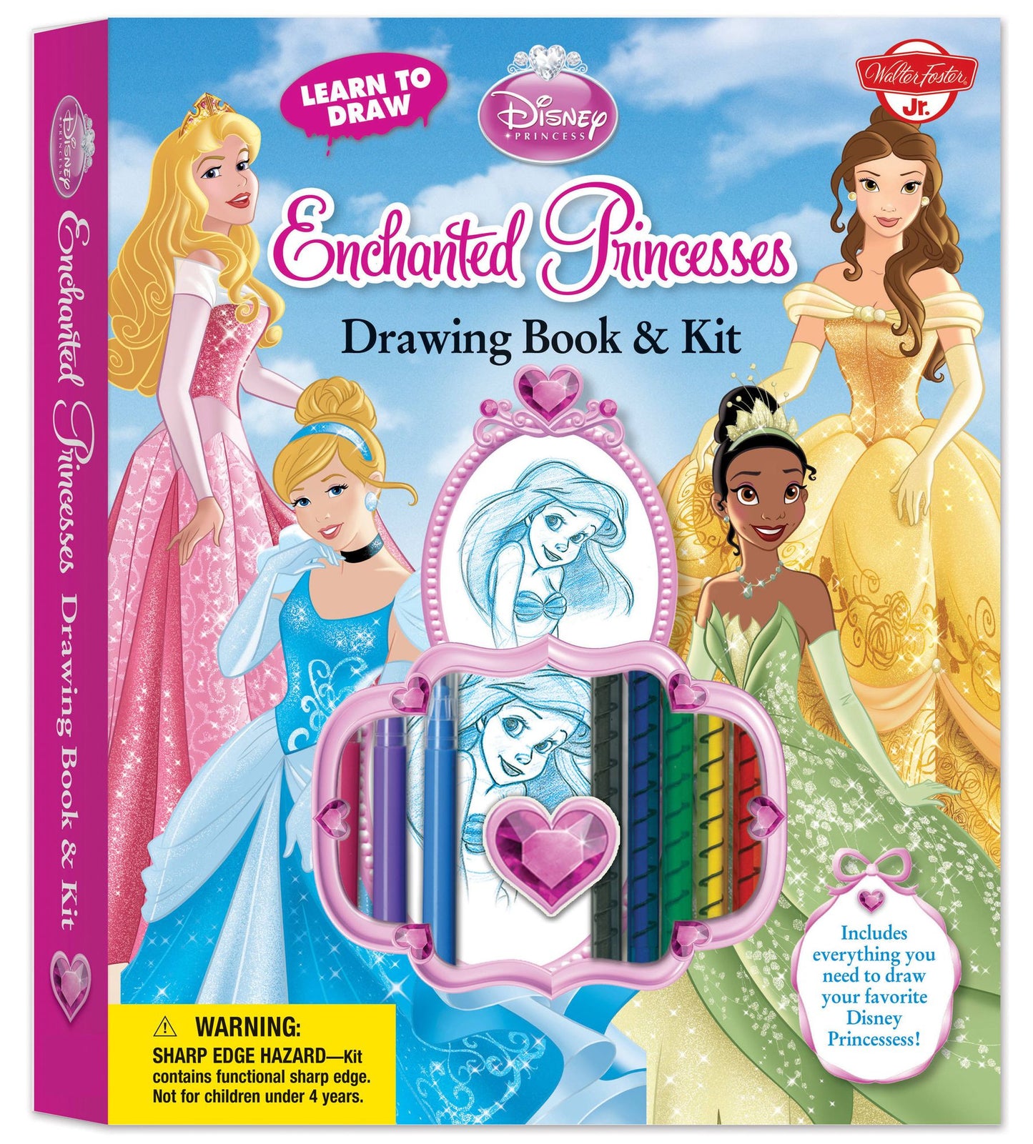 Learn to Draw Disney's Enchanted Princesses Drawing Book & Kit: Includes everything you need to draw your favorite Disney Princesses!