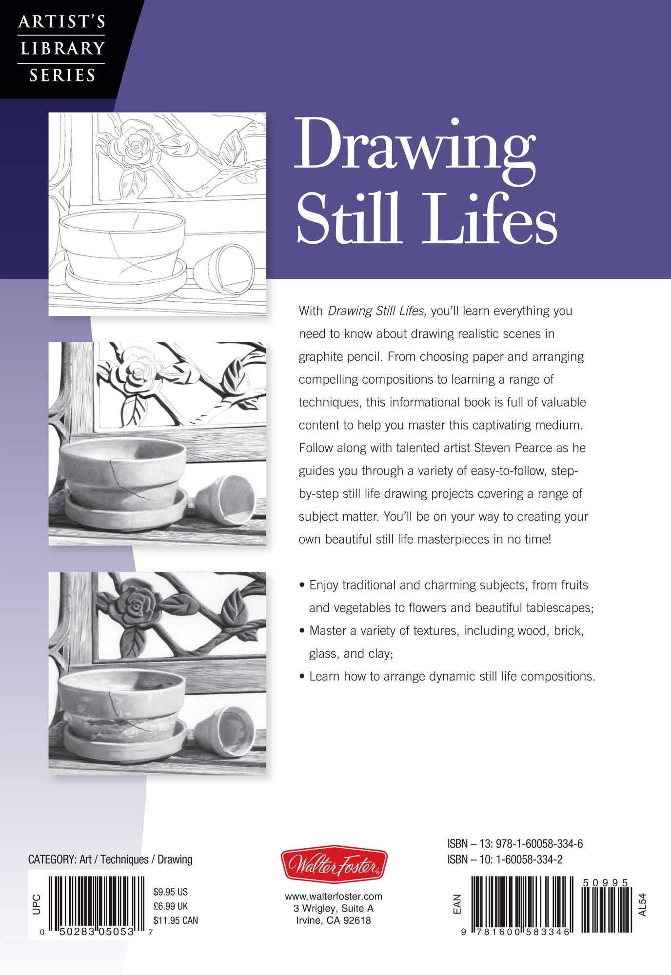 Drawing Still Lifes: Learn to draw a variety of realistic still lifes in pencil
