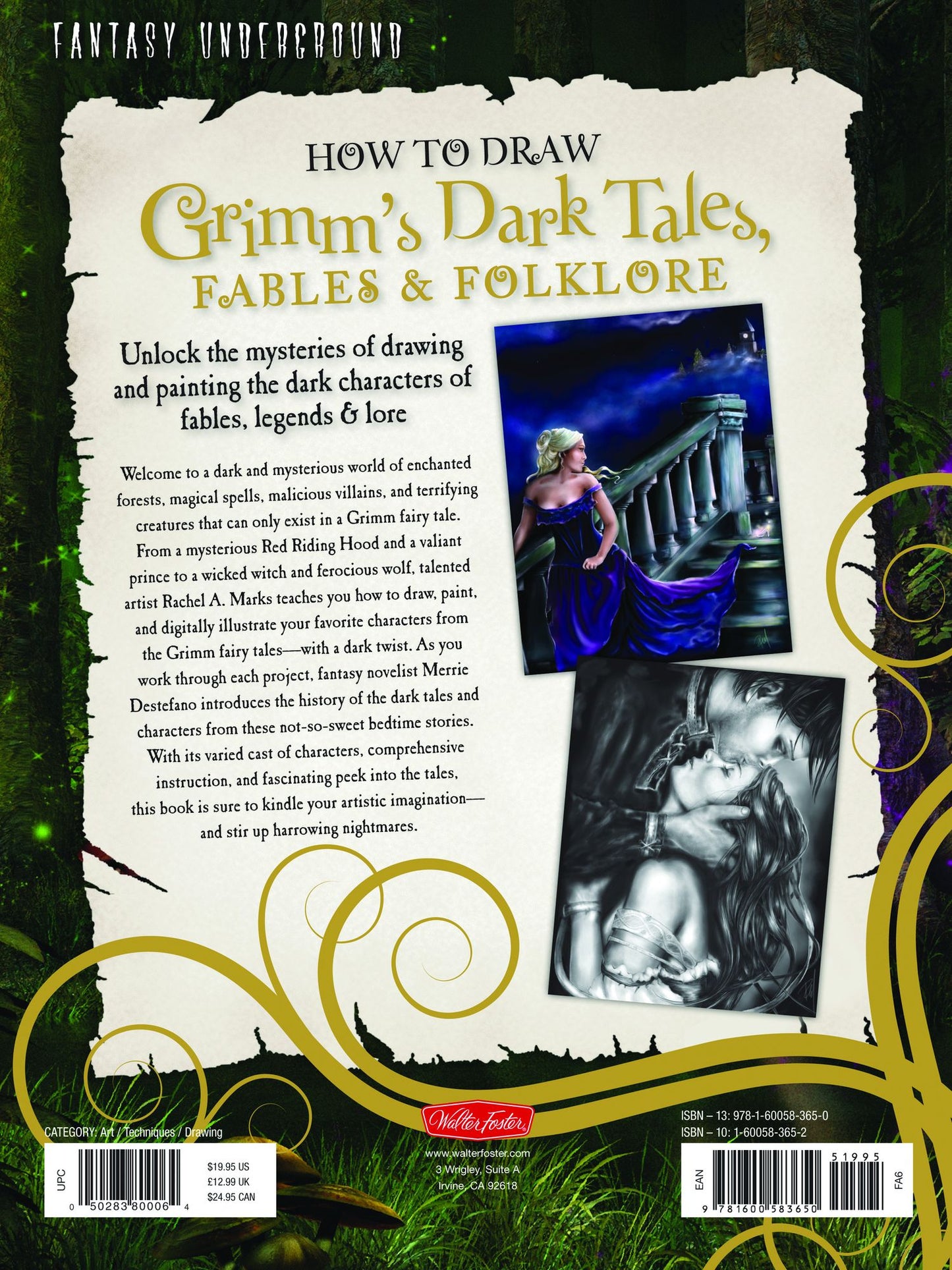 How to Draw Grimm's Dark Tales, Fables & Folklore: Unlock the mysteries of drawing and painting the dark characters of fables, legends, and lore