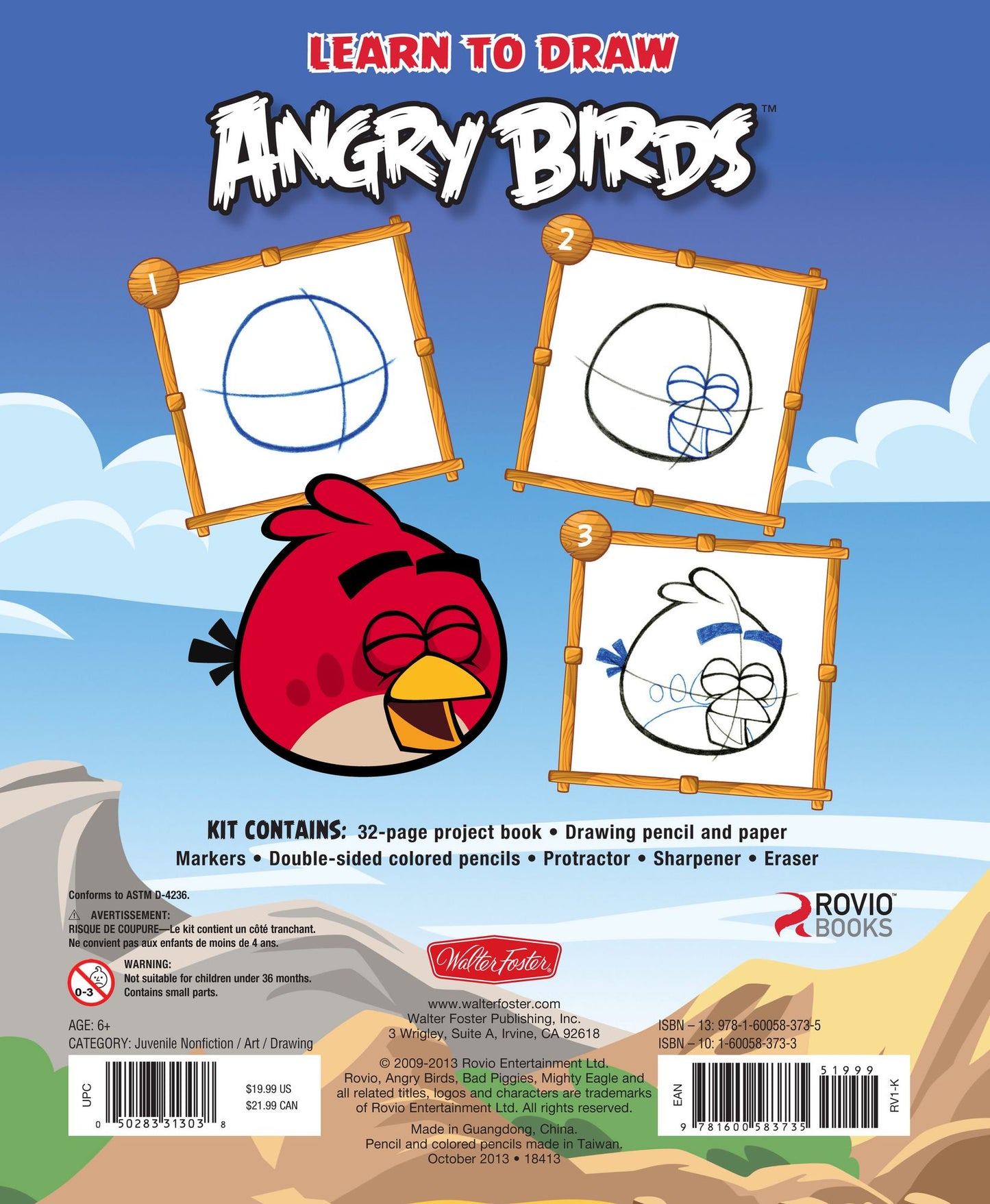 Learn to Draw Angry Birds Drawing Book & Kit: Includes everything you need to draw your favorite Angry Birds characters!