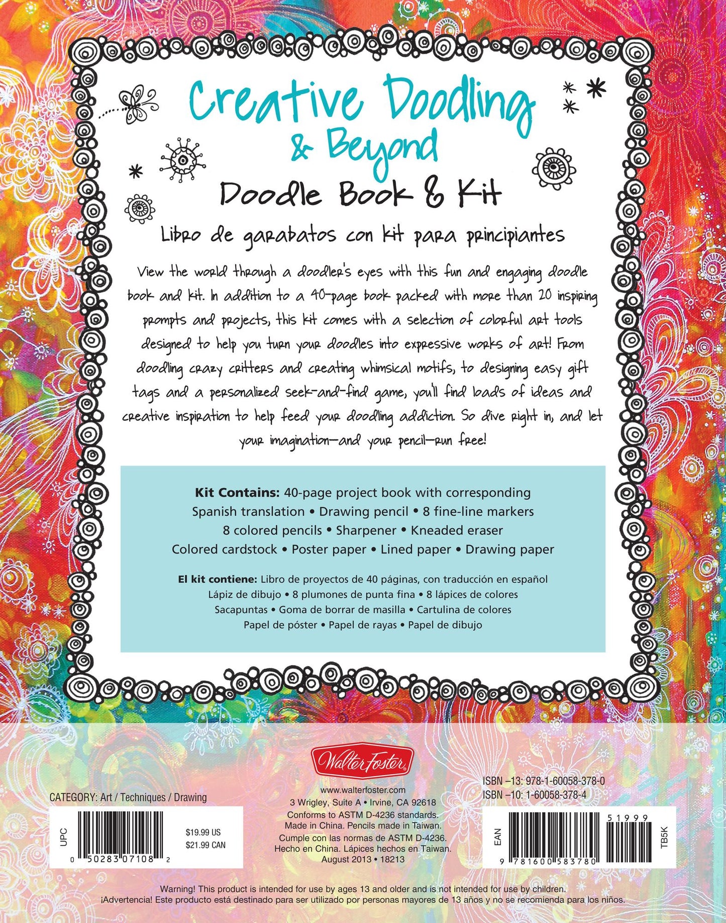 Creative Doodling & Beyond Doodle Book & Kit: More than 20 inspiring prompts and projects for turning simple doodles into beautiful works of art