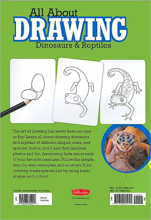 All About Drawing Dinosaurs & Reptiles