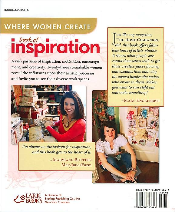 Where Women Create: Book of Inspiration: In the Studio and Behind the Scenes with Extraordinary Women