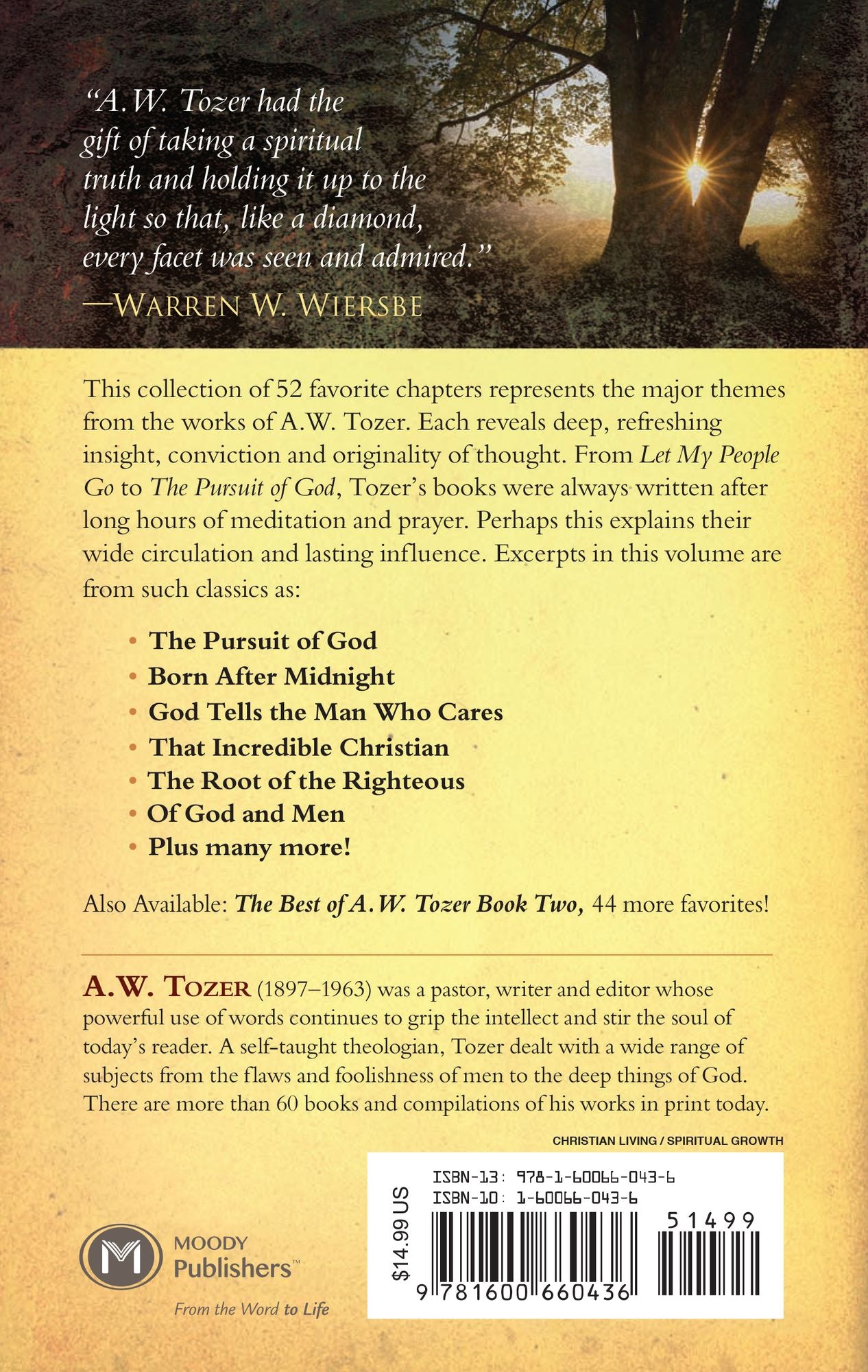 The Best of A.W. Tozer, Book One