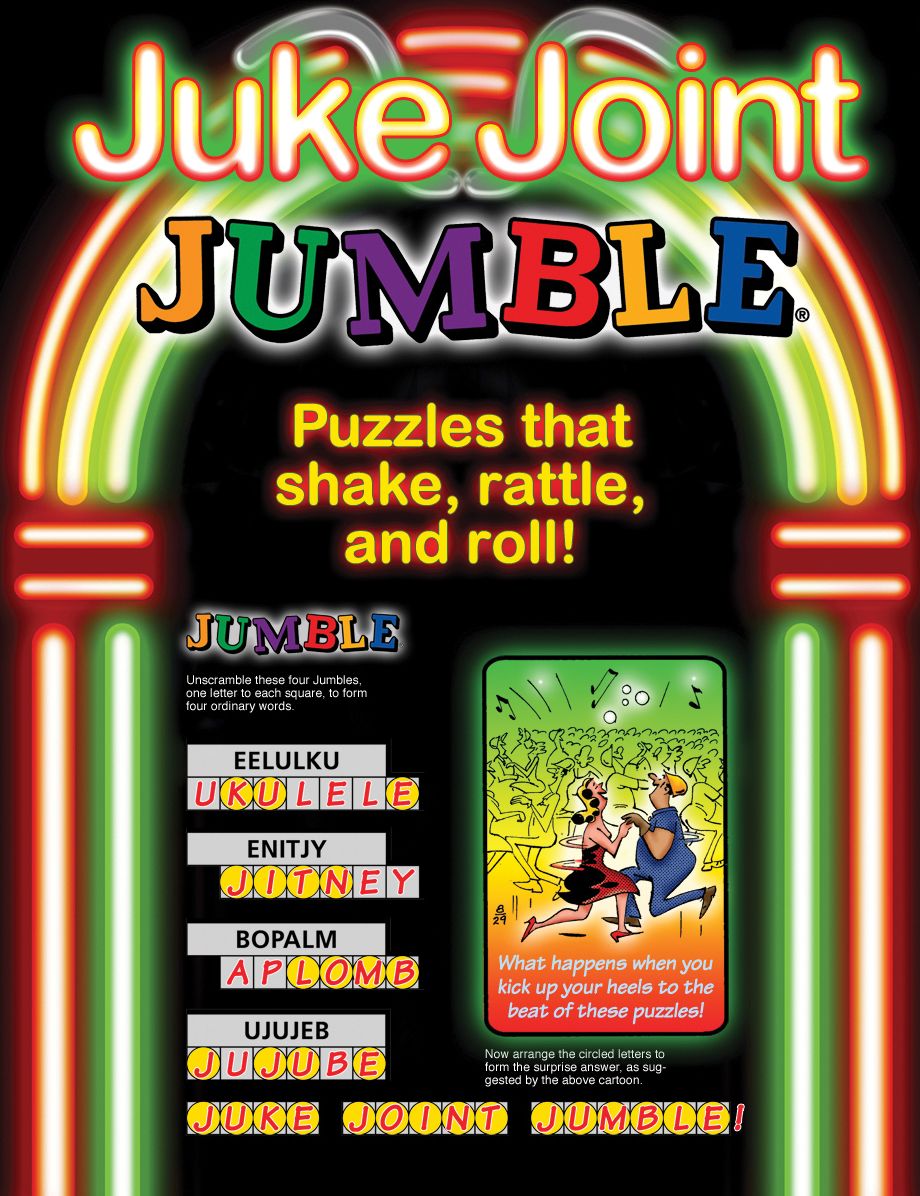 Juke Joint Jumble: Puzzles That Shake, Rattle, and Roll!