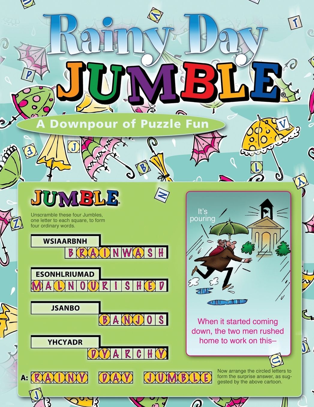 Rainy Day Jumbles: A Downpour of Jumble Fun