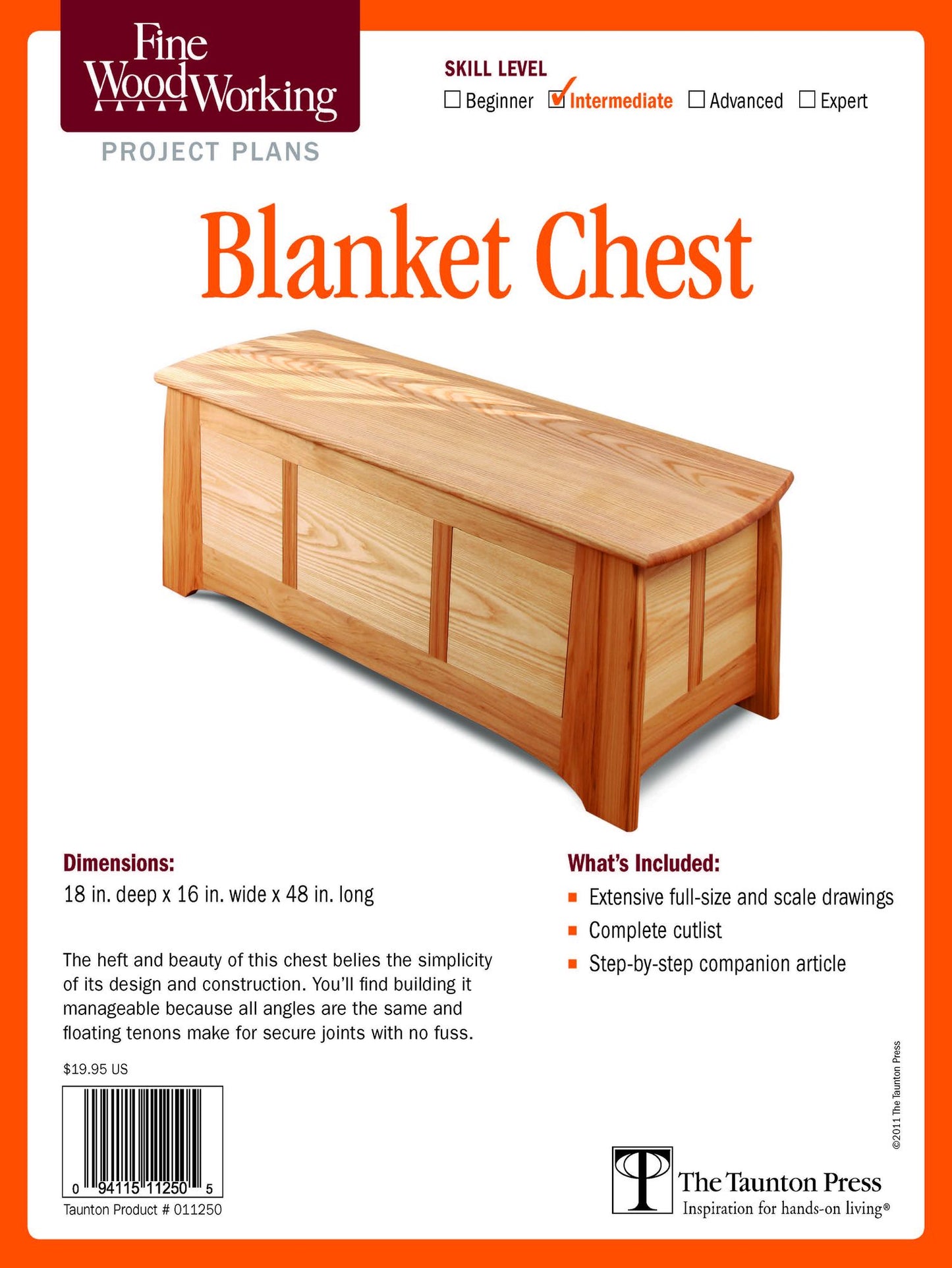 Fine Woodworking's Blanket Chest Plan