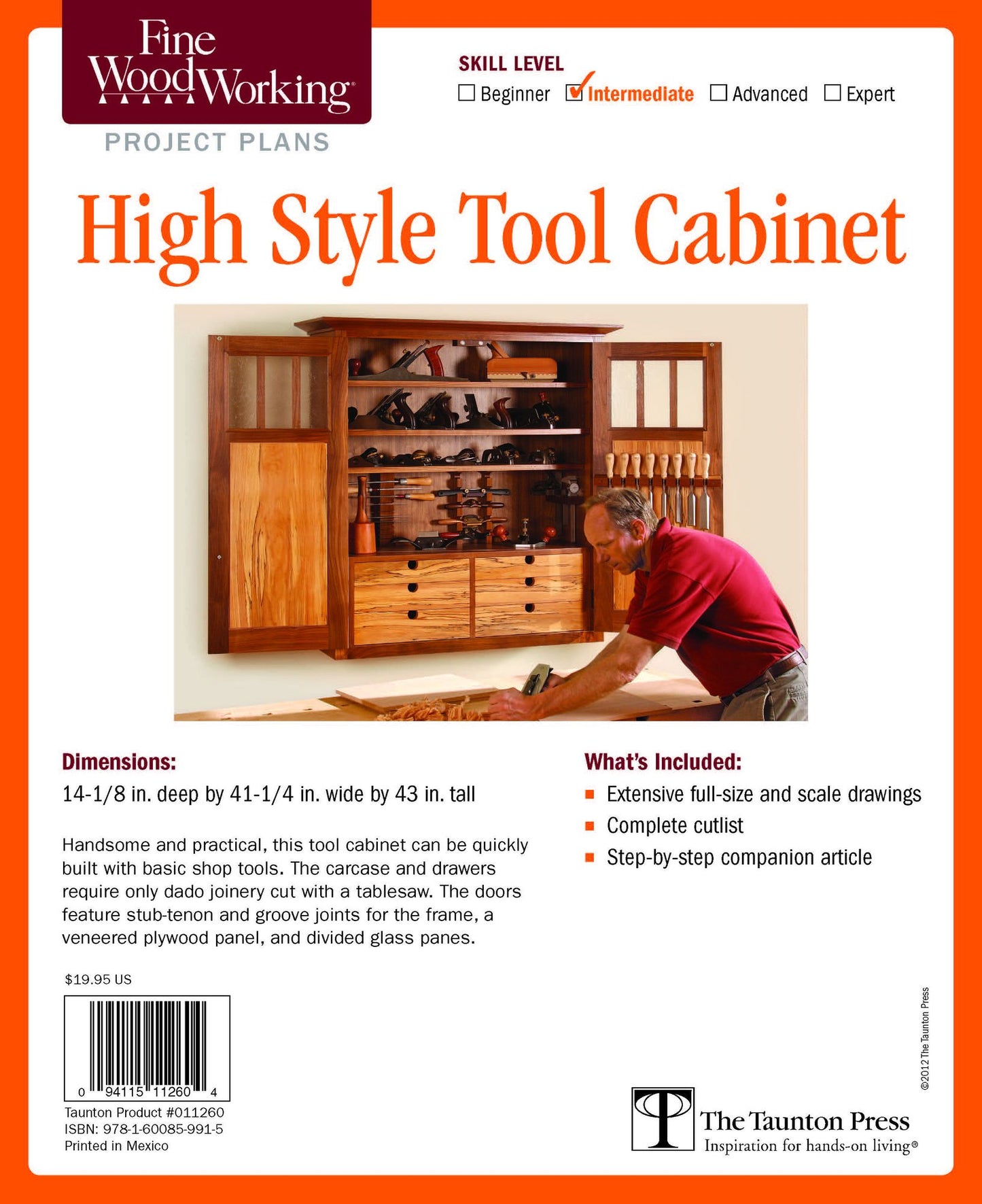 Fine Woodworking's High Style Tool Cabinet Plan