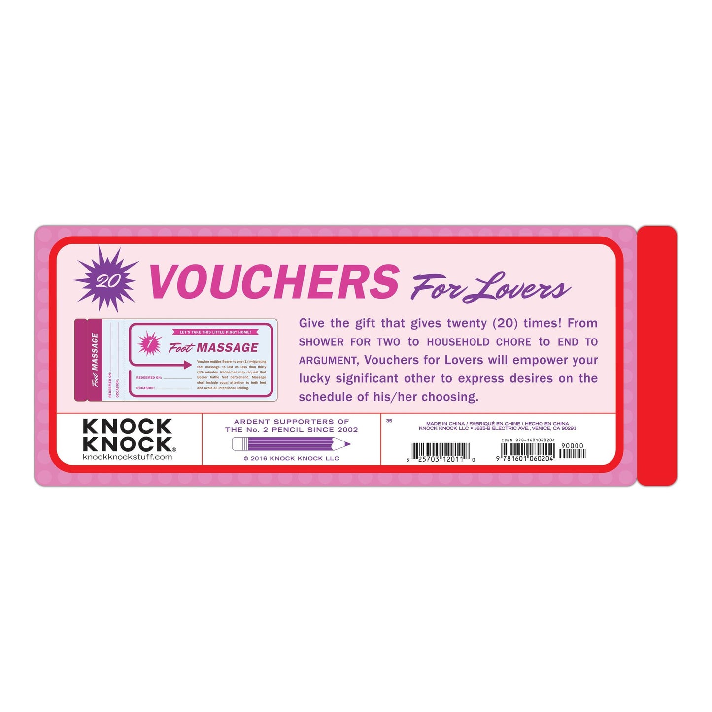 Vochers for Lovers : It's the Gift That Gives 20 Times!