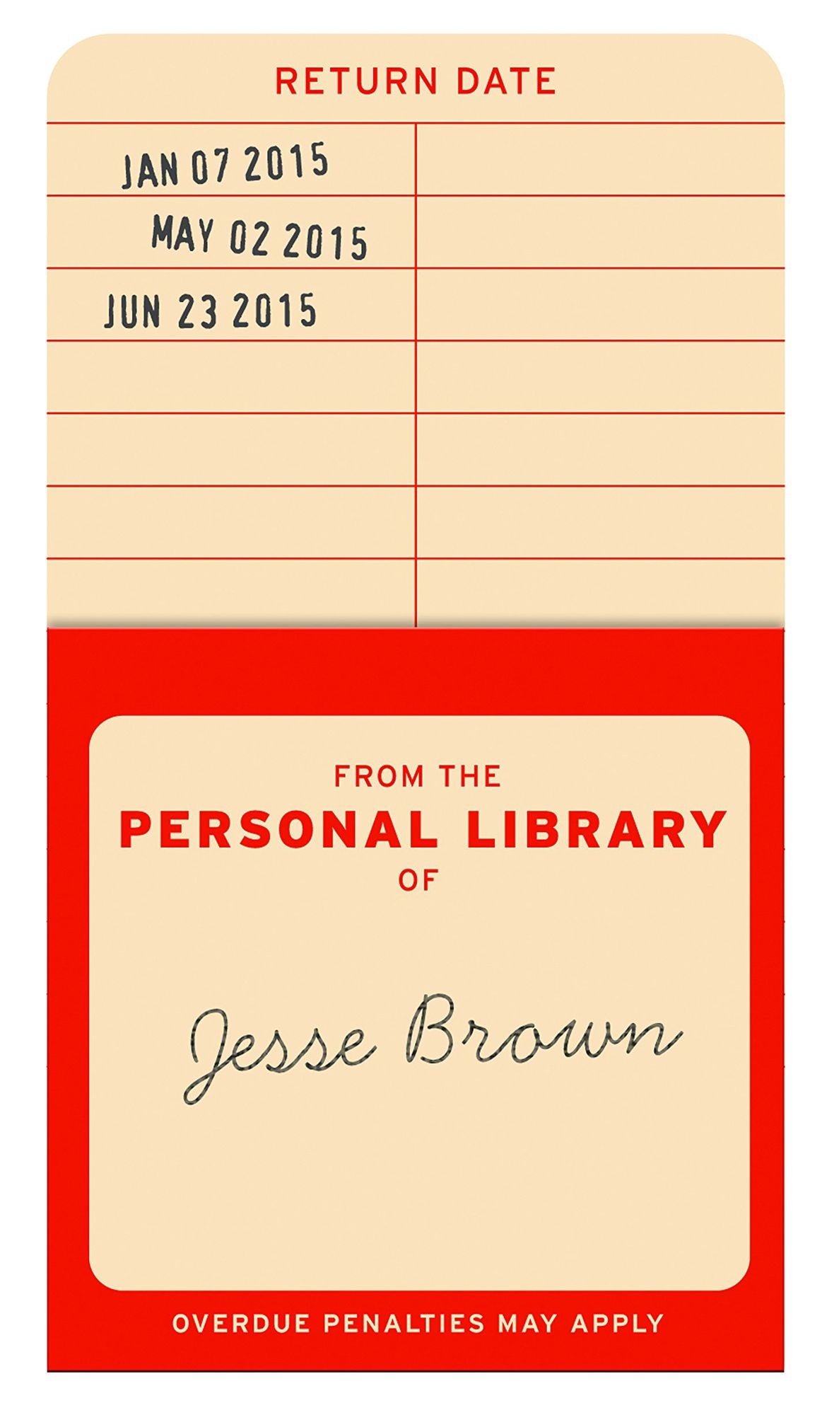 Personal Library Kit Refill