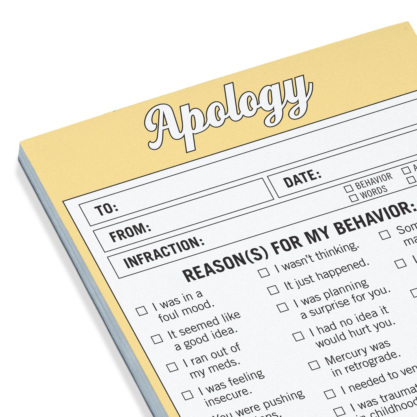 Apology : Nifty Note
