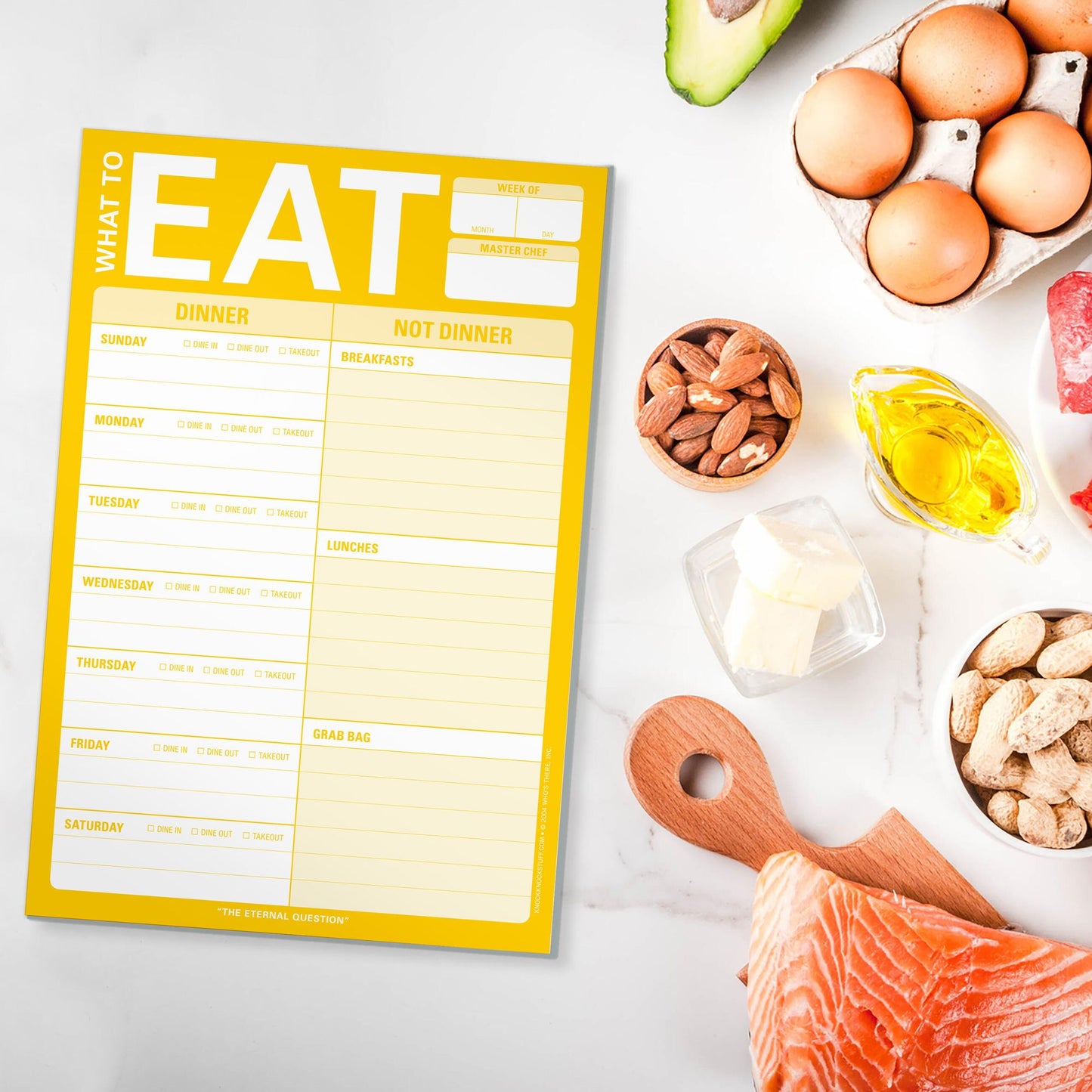 What to Eat : Pad: (Magnet on Back)