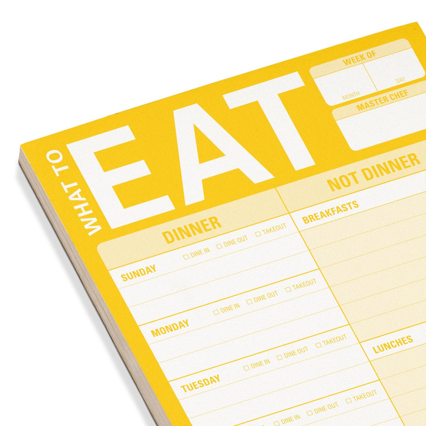 What to Eat : Pad: (Magnet on Back)