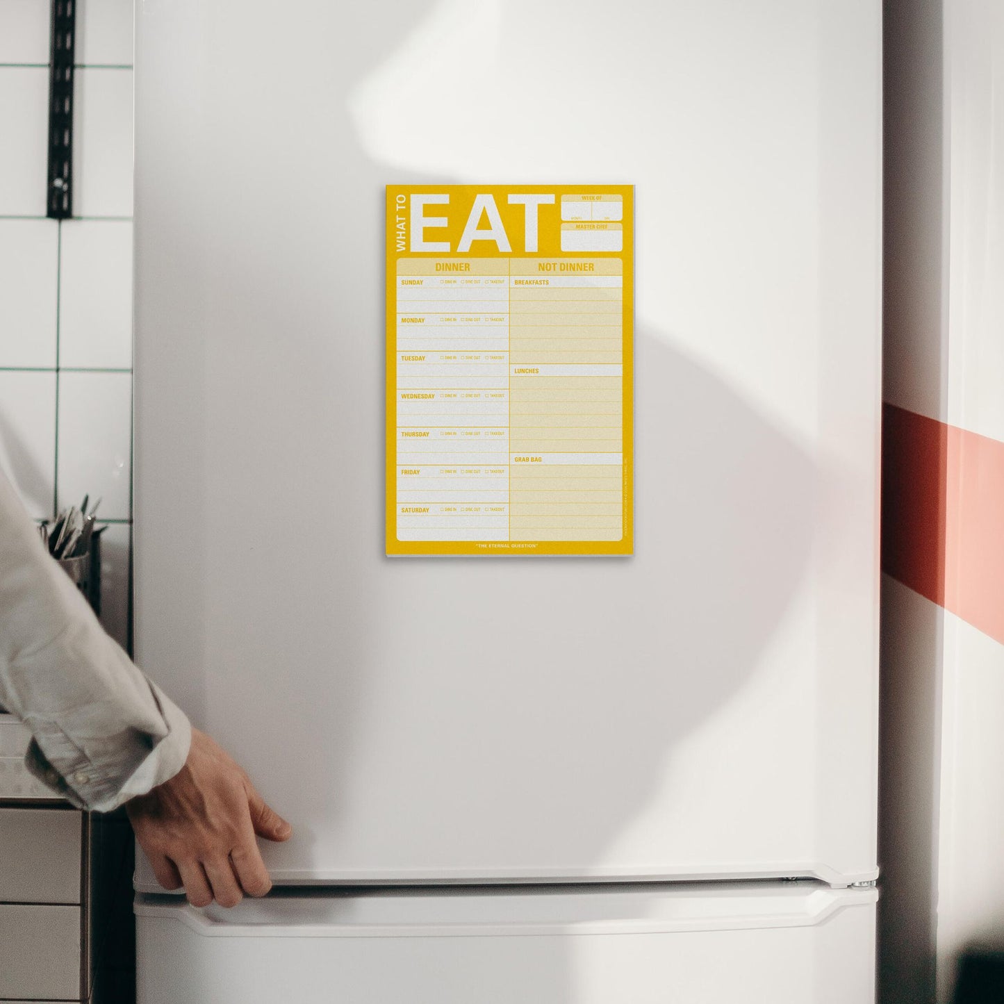 What to Eat : Pad: (Magnet on Back)