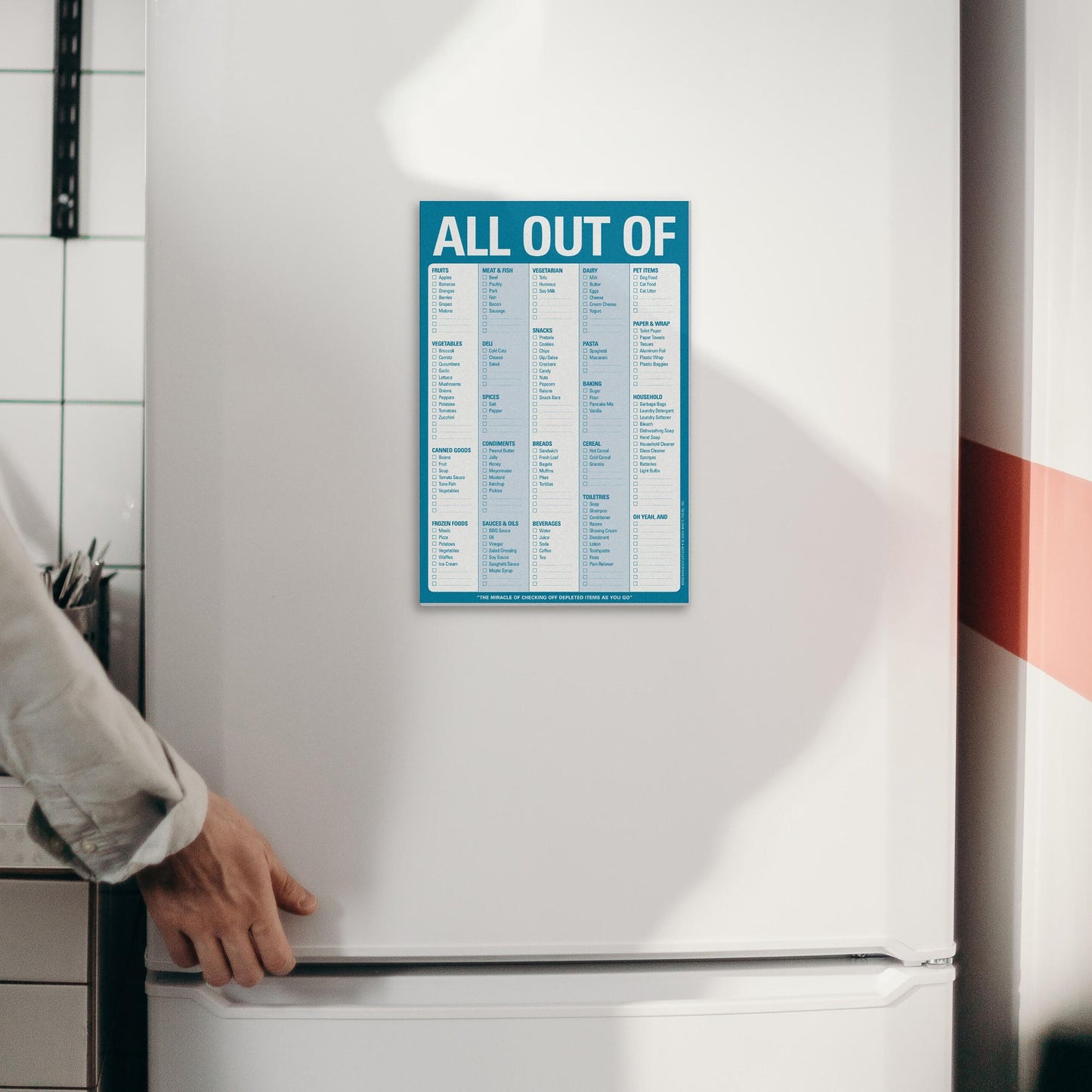All Out of Pad - Blue : Pad: Blue (With Magnet)