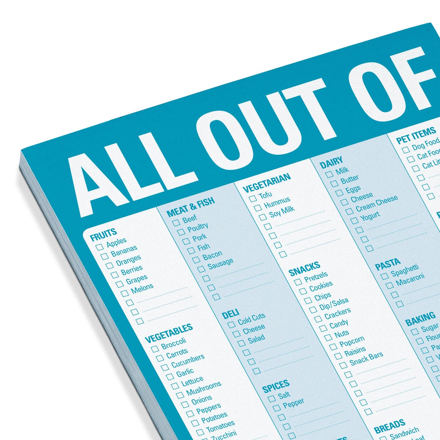 All Out of Pad - Blue : Pad: Blue (With Magnet)