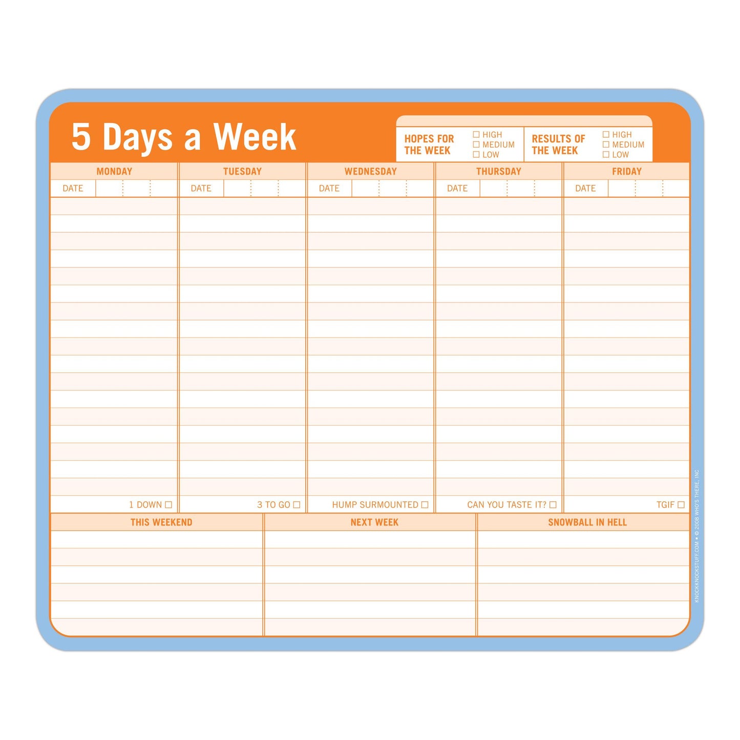 Mousepad: 5 Days a Week