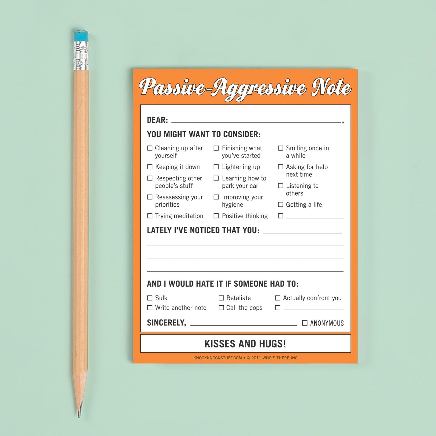 Passive-Aggressive Note