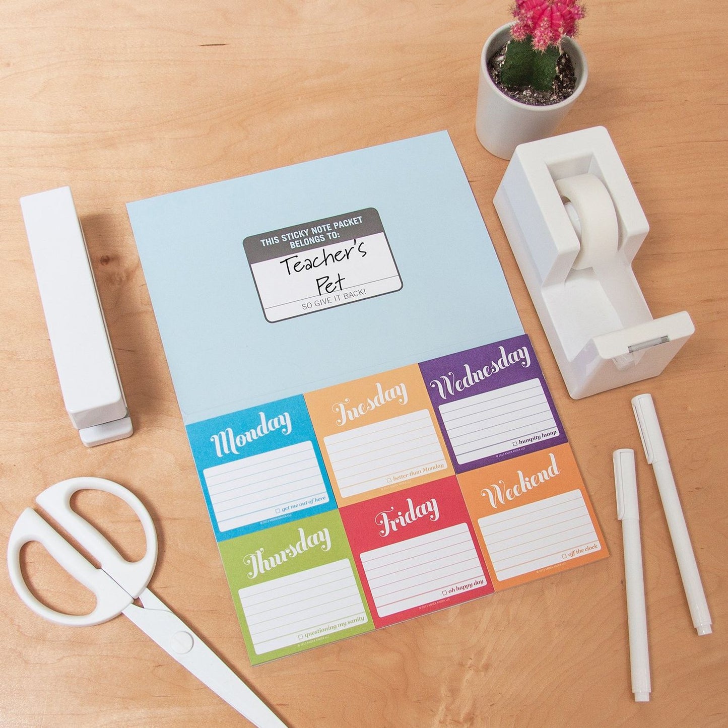 Days of the Week : Sticky Note Packet