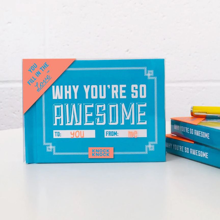 Why You're So Awesome Fill-in-the-blank Journal
