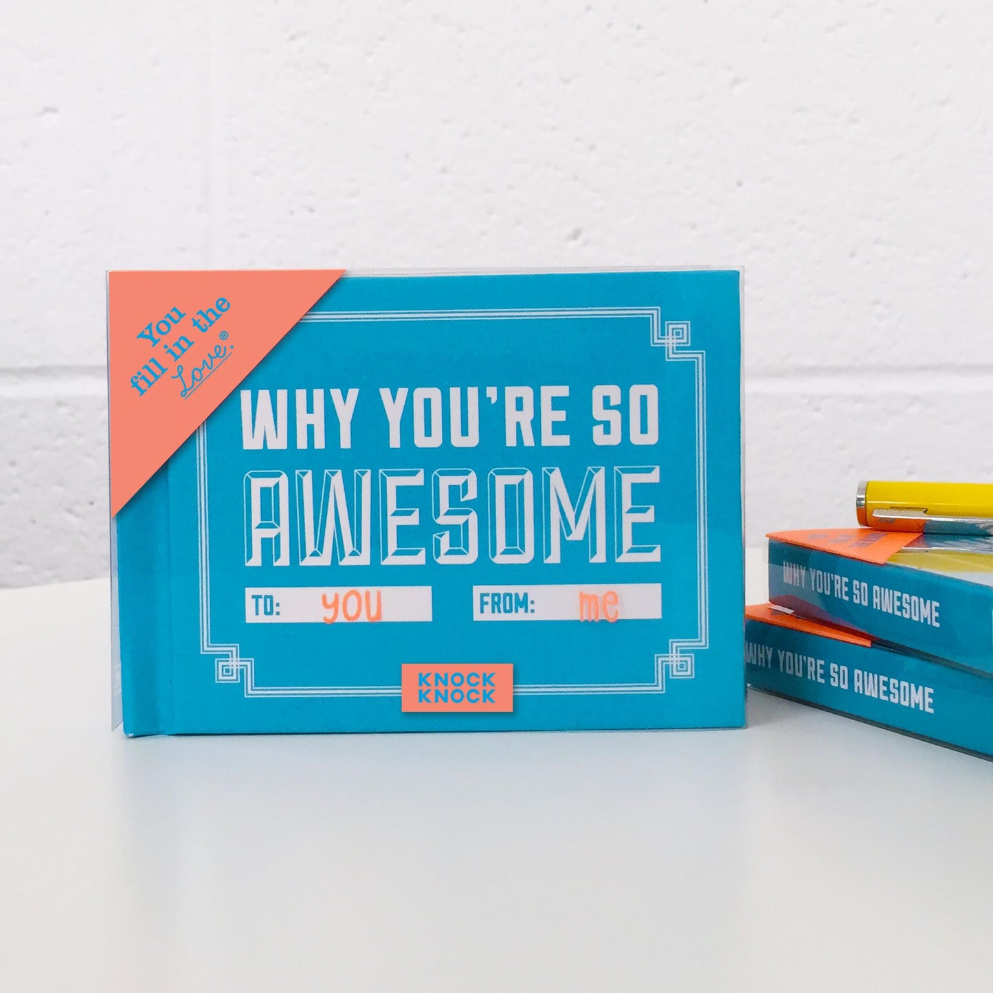 Why You're So Awesome Fill-in-the-blank Journal