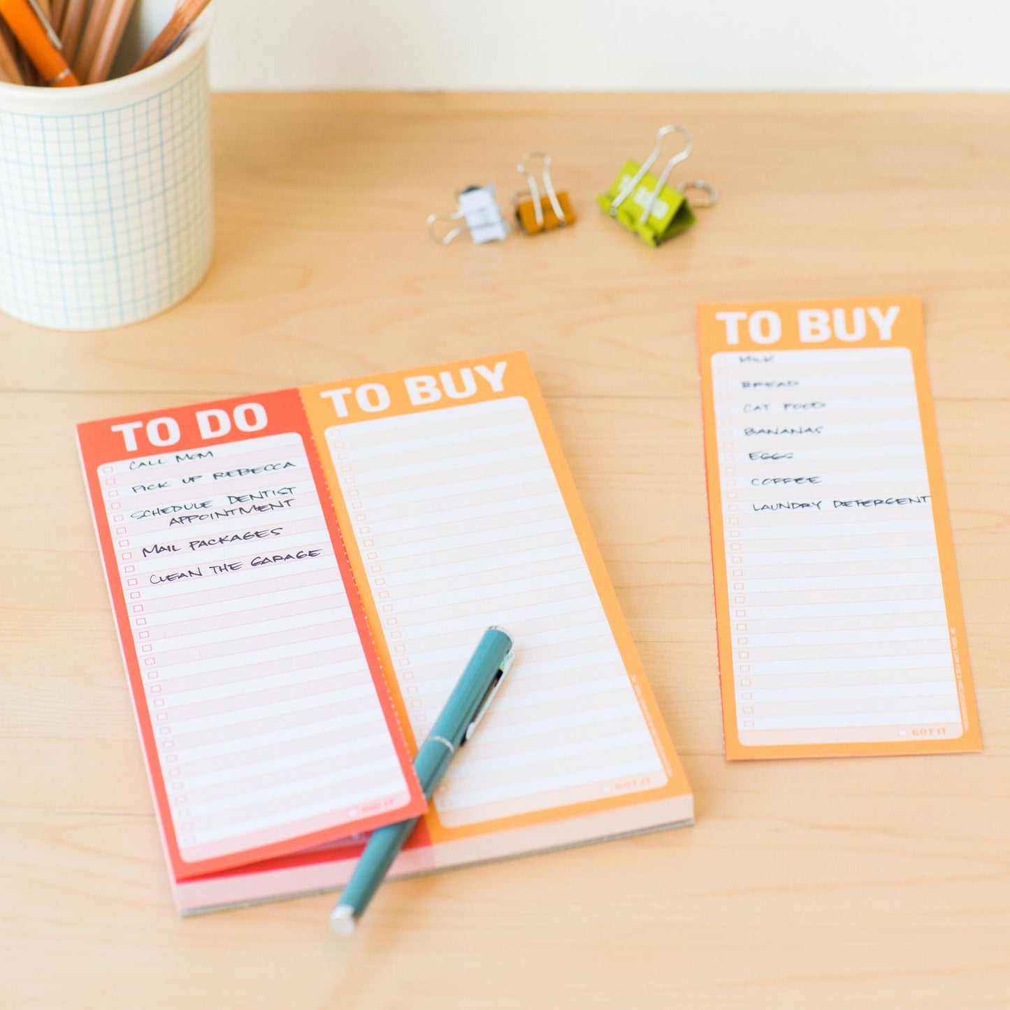 To Do/To Buy Perfornated Pad