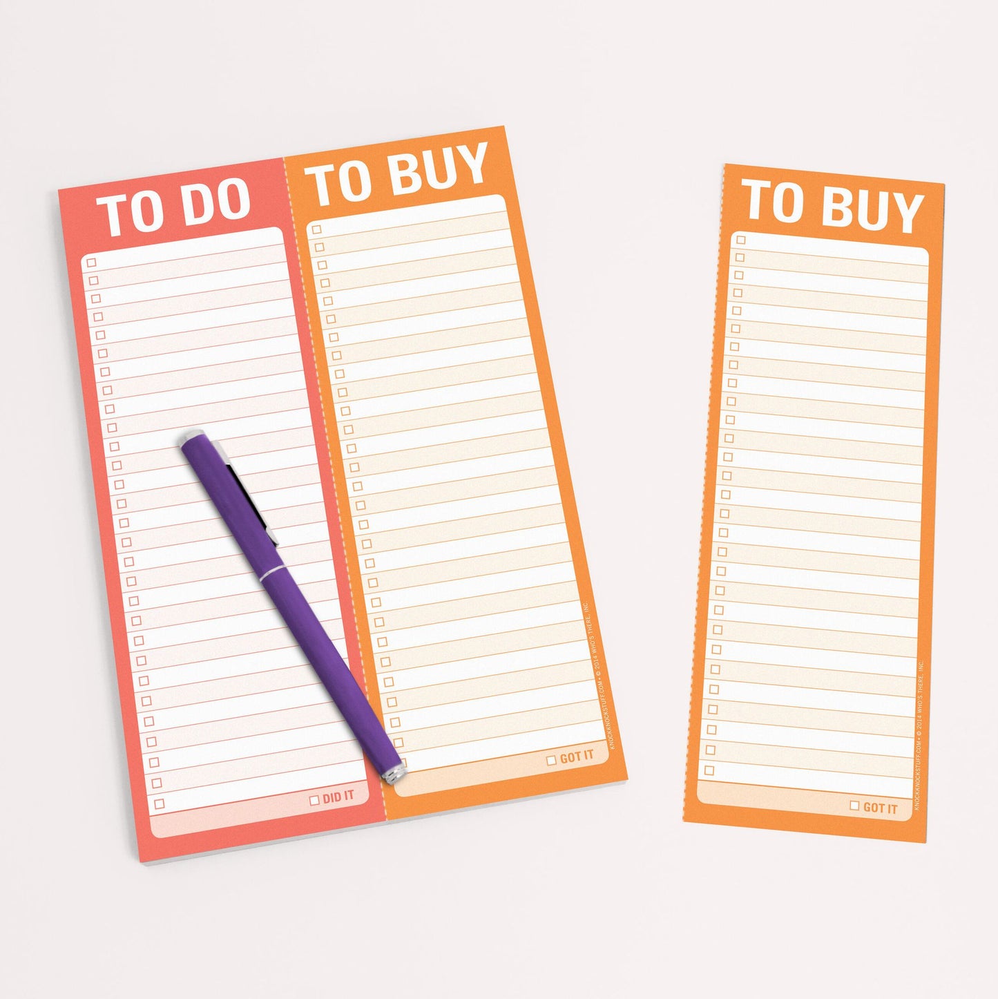 To Do/To Buy Perfornated Pad