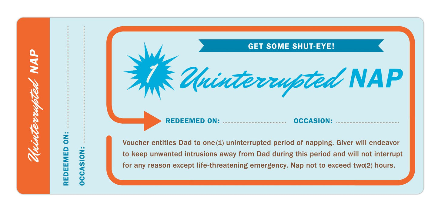 Vouchers for Dad Booklet