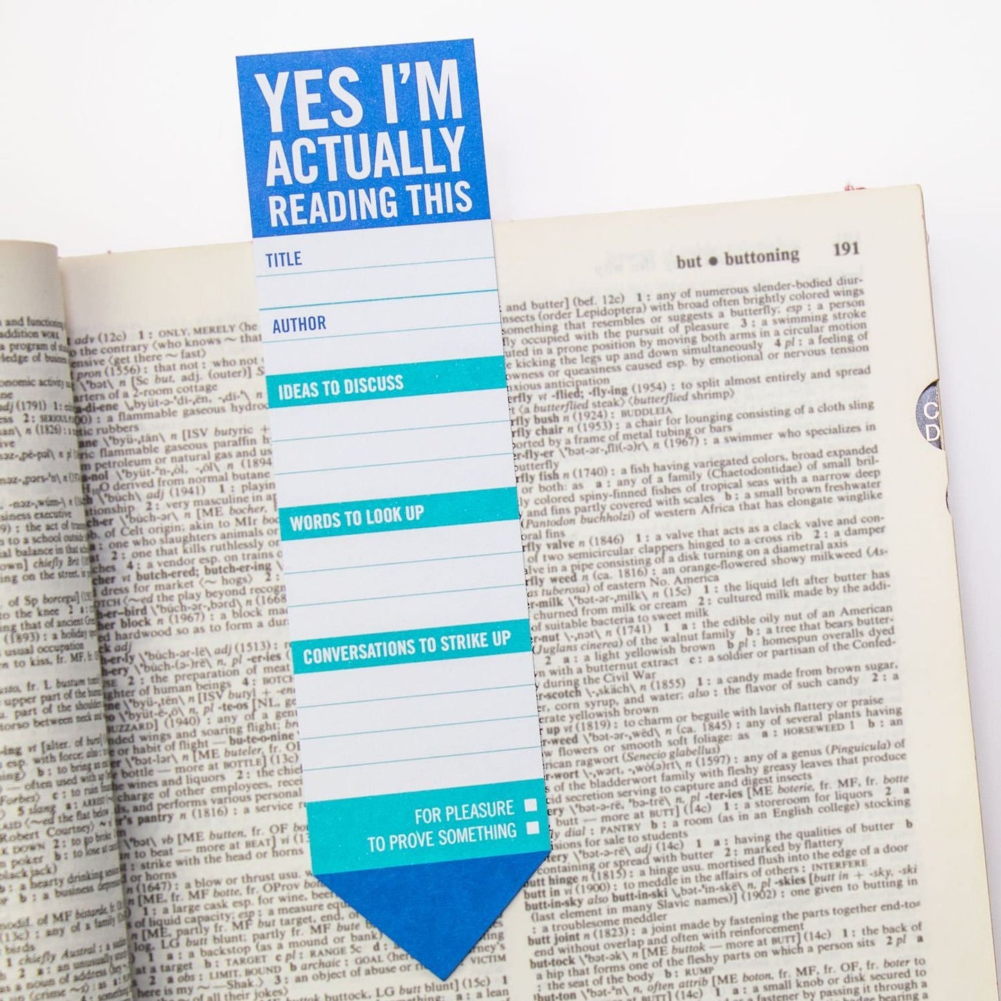 Yes I'm Actually Reading This Oh-So-Handy Bookmark Pad