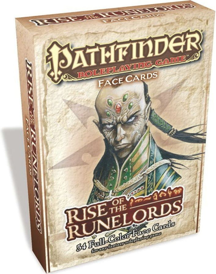 GameMastery Face Cards: Rise of the Runelords Adventure Path