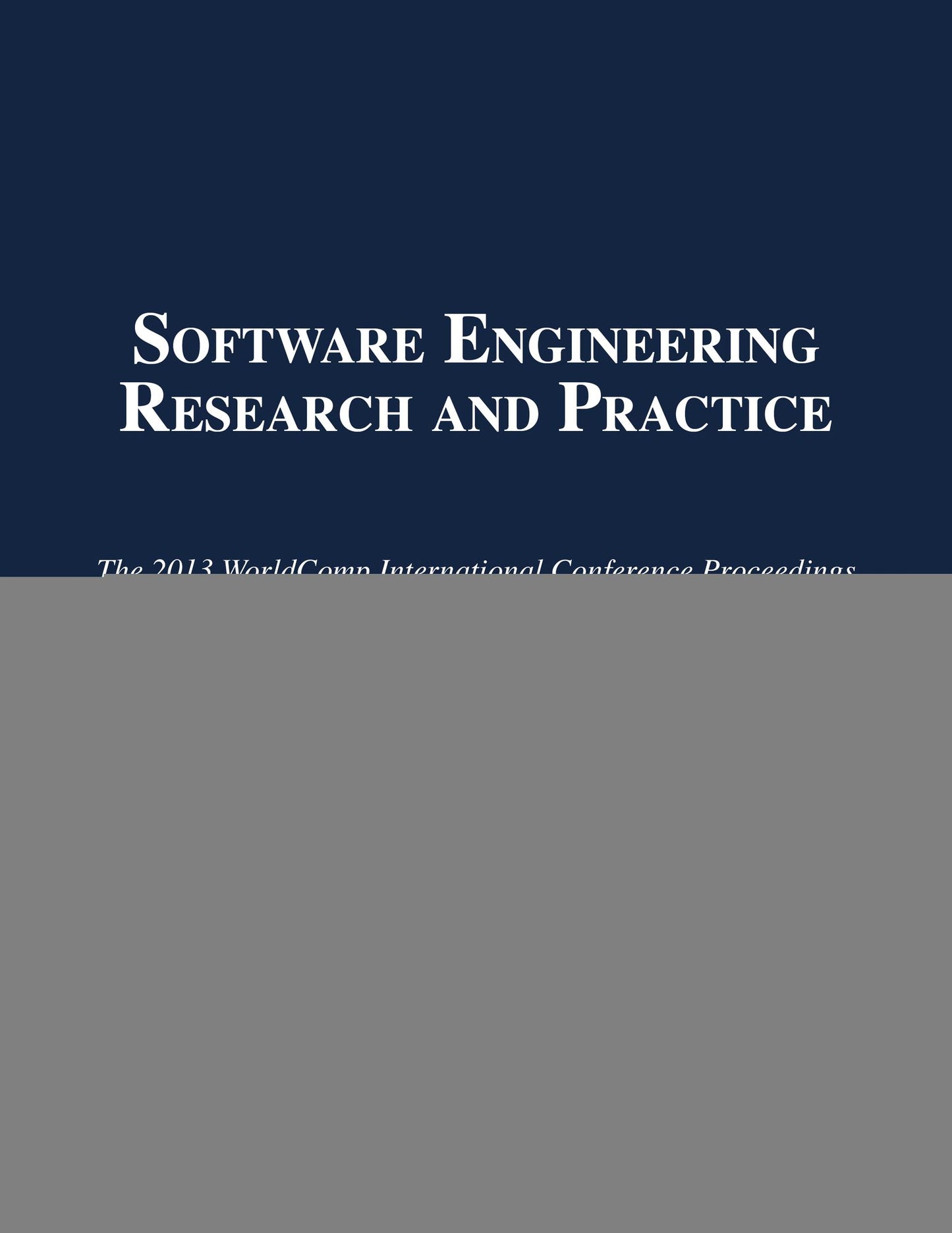 Software Engineering Research and Practice