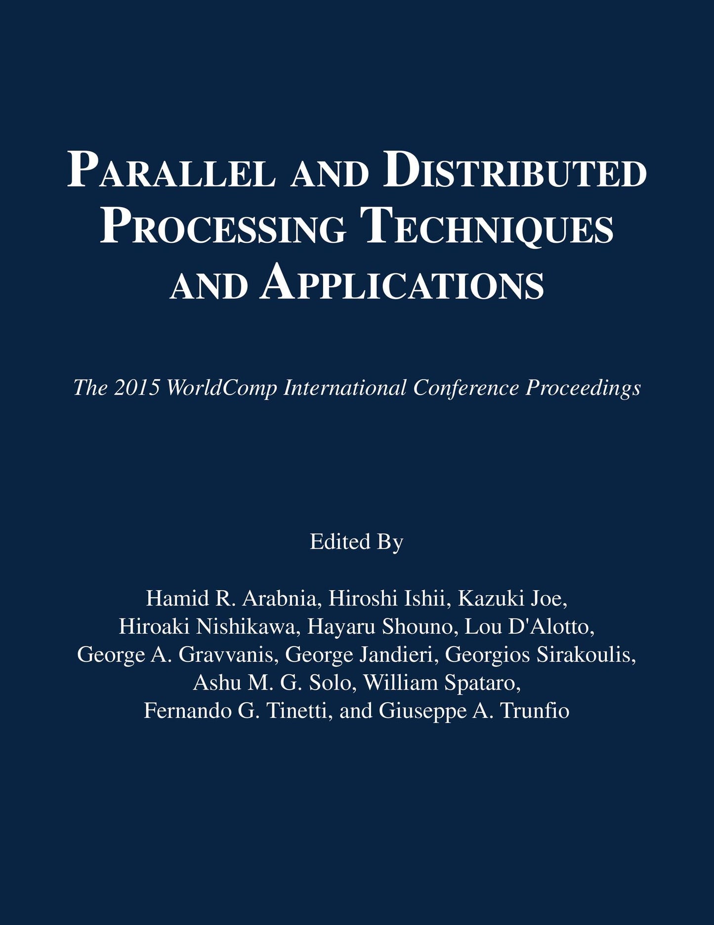 Parallel and Distributed Processing 2 Volume Set