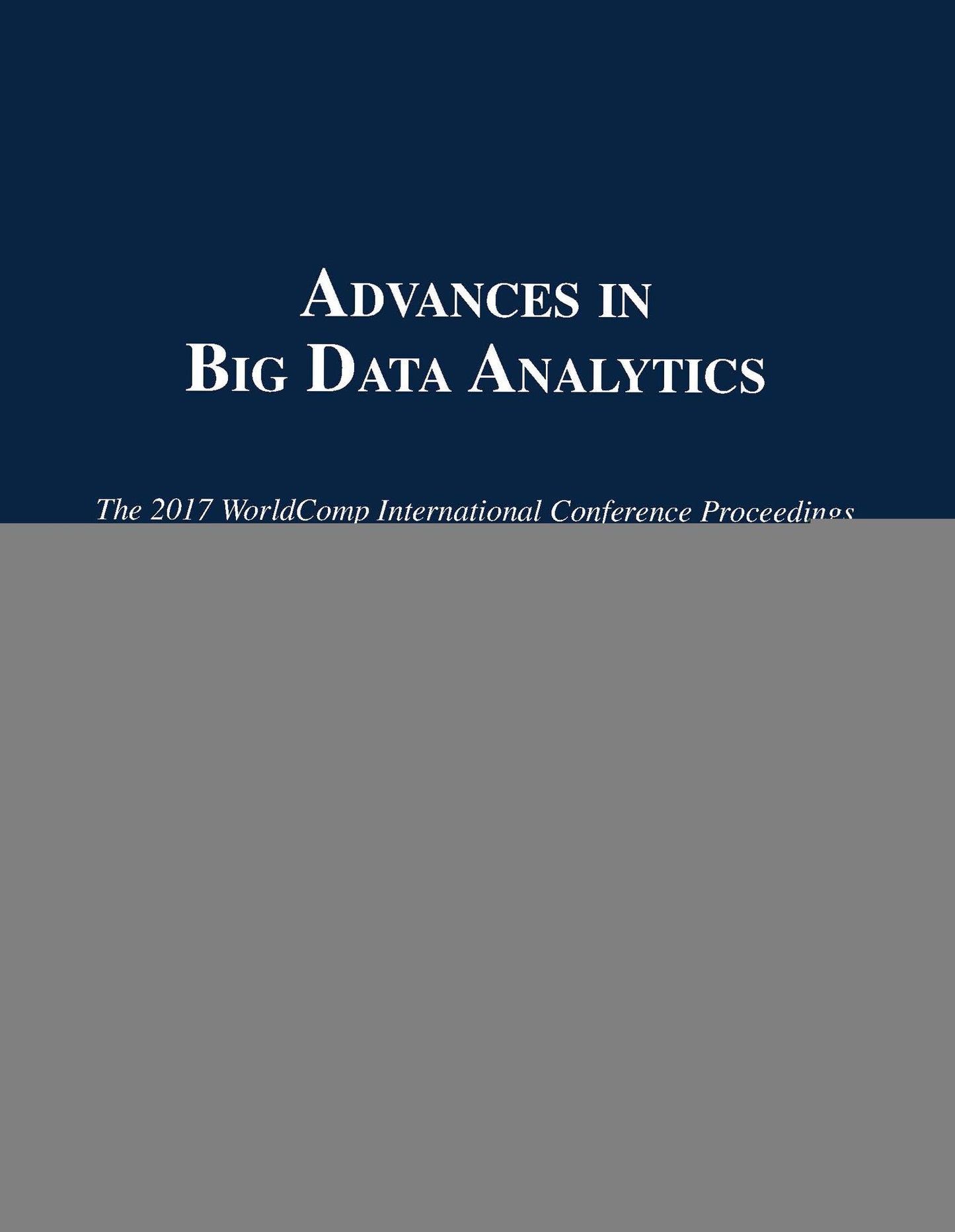 Advances in Big Data Analytics