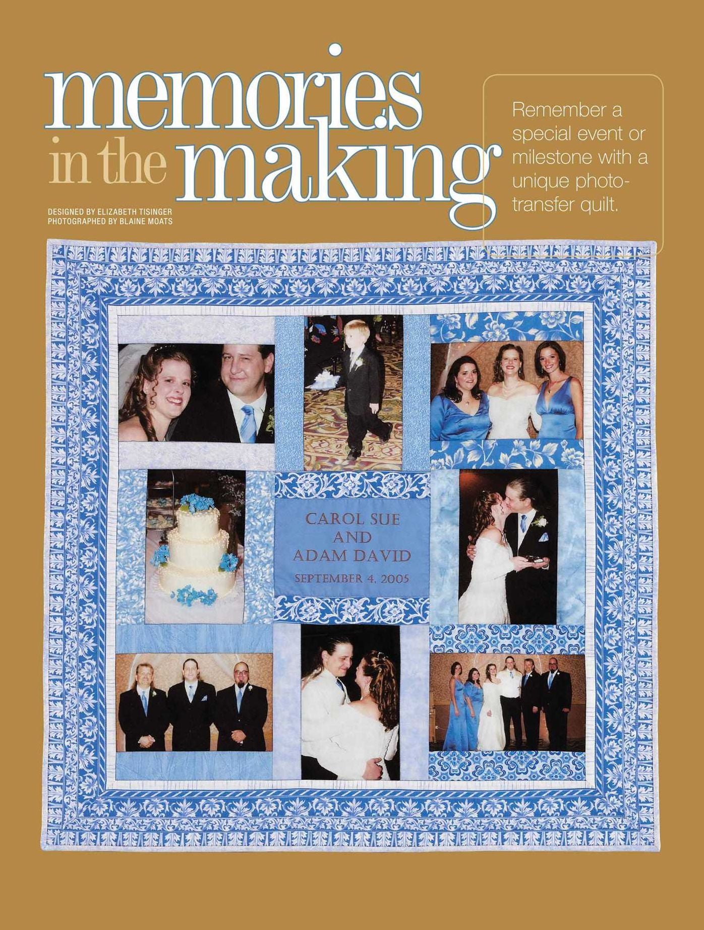 Memory Quilts: Using T-Shirts, Autographs, and photos (Leisure Arts #4323)