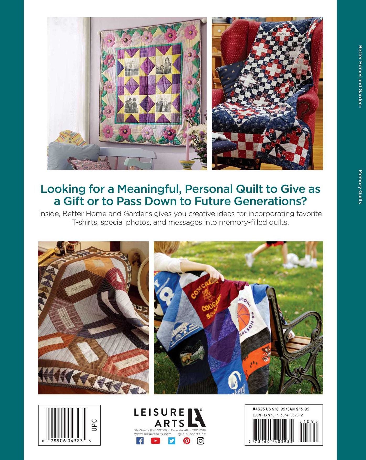 Memory Quilts: Using T-Shirts, Autographs, and photos (Leisure Arts #4323)