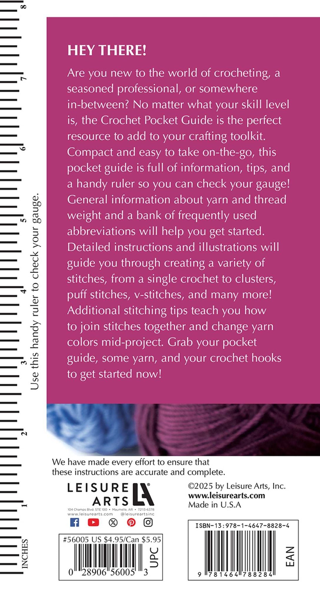 Crochet Pocket Guide (Leisure Arts #56005)