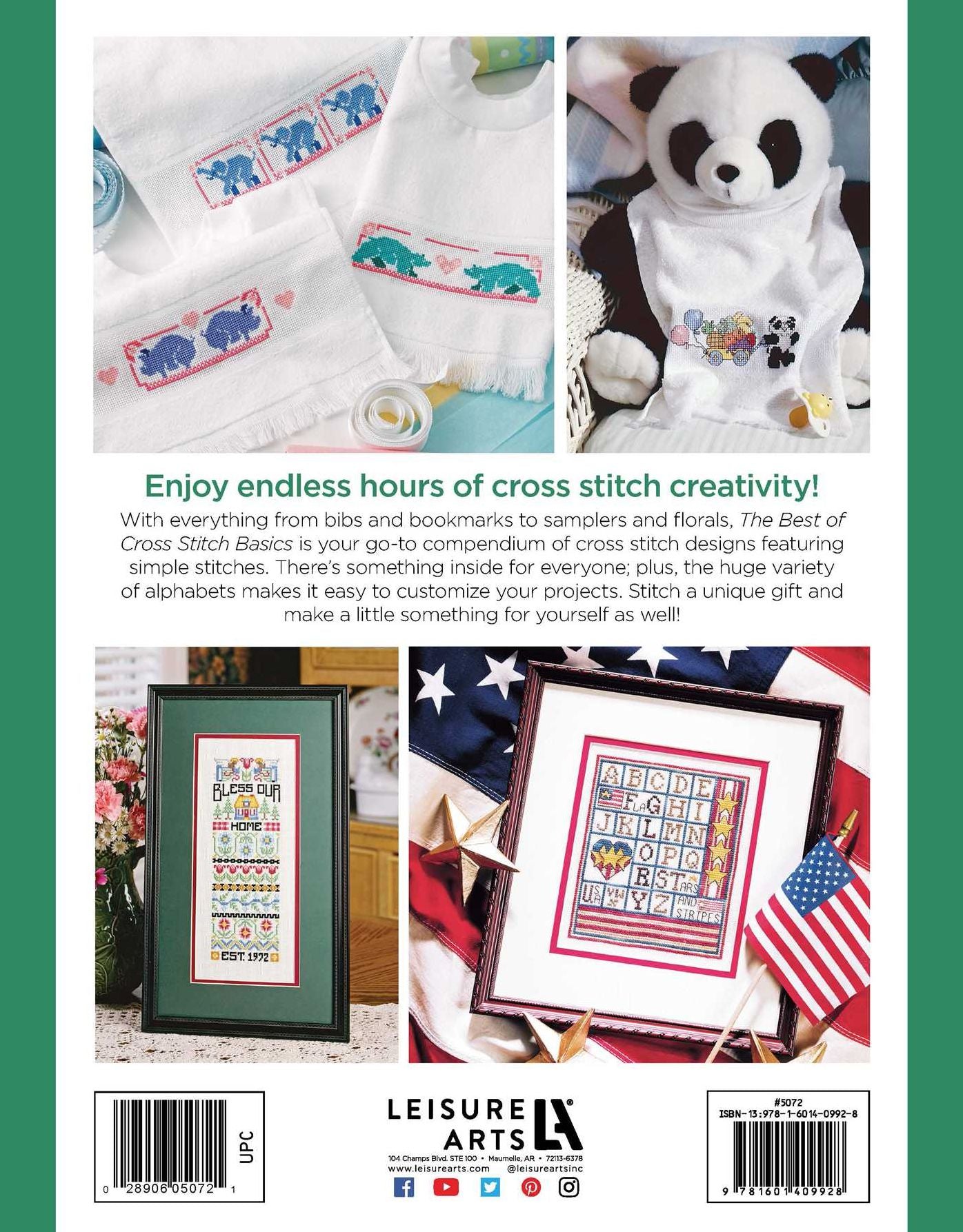 The Best of Cross Stitch Basics: Bibs, Florals, Samples, Bookmarks, Alphabets