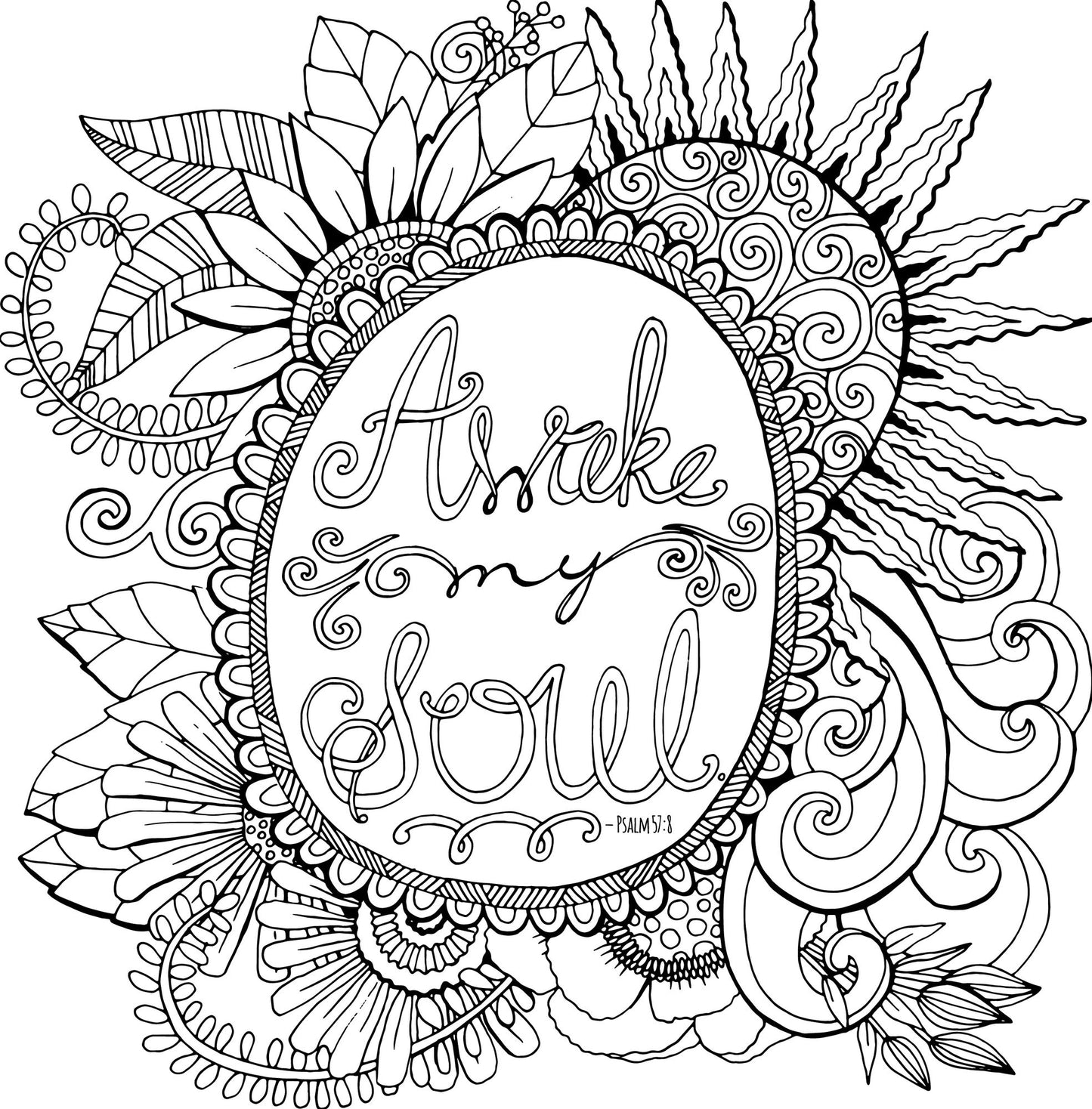 Whatever Is Lovely: A Coloring Book for Reflection and Worship