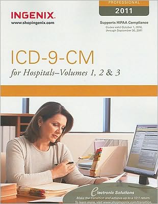 ICD-9-CM 2011 Professional for Hospitals: Vols 1,2&3