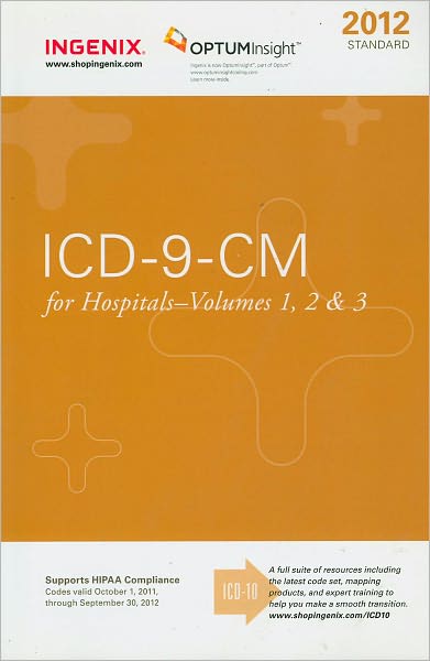2012 ICD-9-CM Standard for Hospitals, Vols 1,2&3 (Compact)