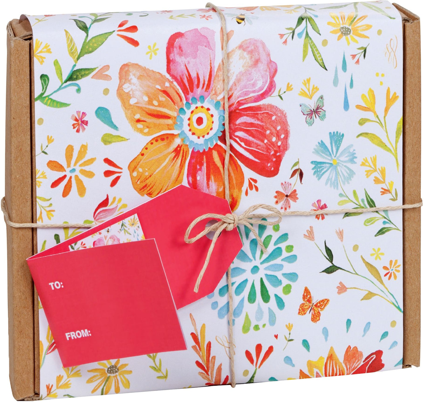 Posies: Gift-Wrapped Green Thanks -- Thank You Notes Made from Ecologically Friendly Paper Decorated with Contemporary Illustrations