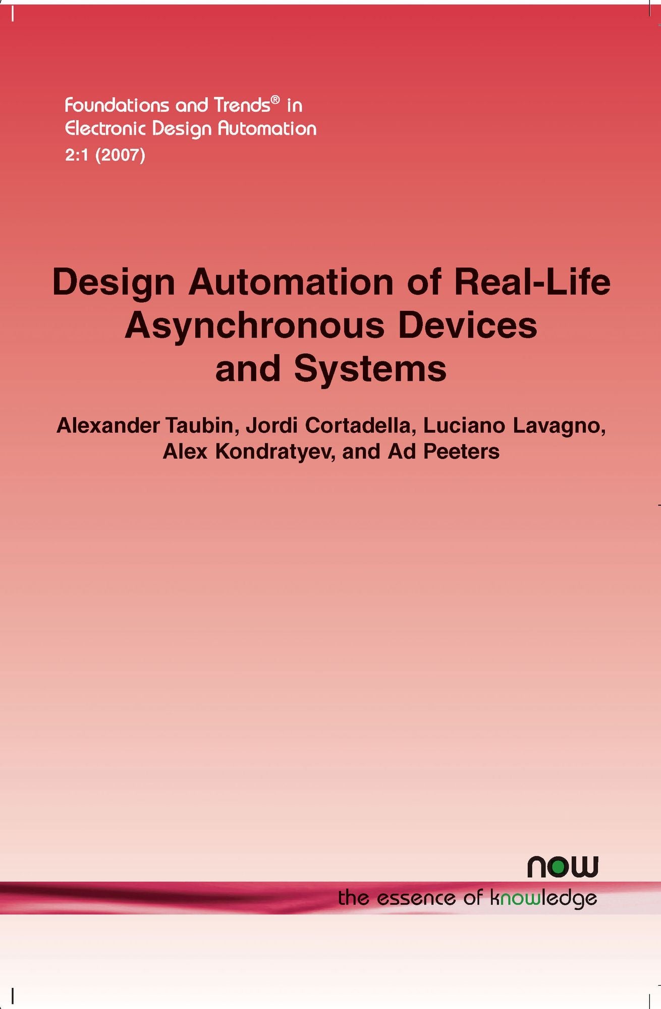 Design Automation Of Real-Life Asynchronous Devices And Systems