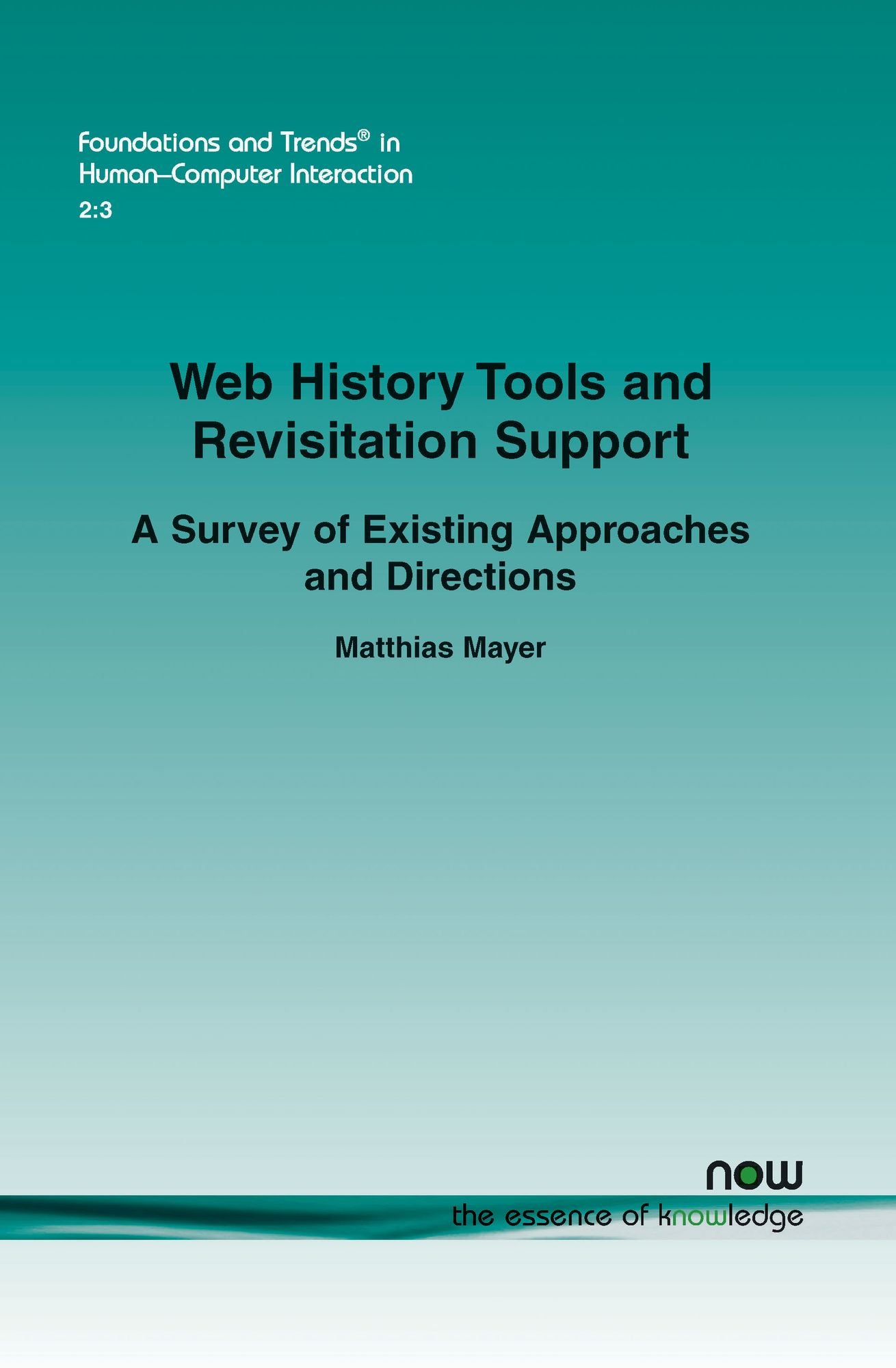Web History Tools And Revisitation Support