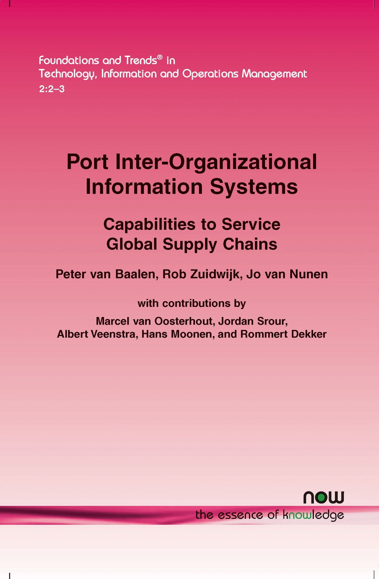 Port Inter-Organizational Information Systems