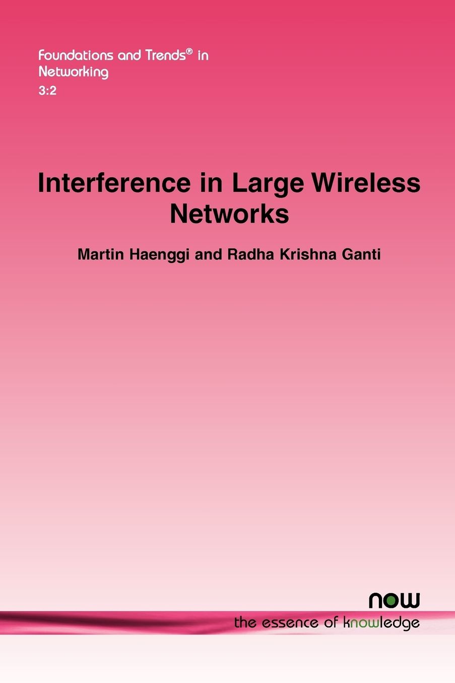 Interference In Large Wireless Networks