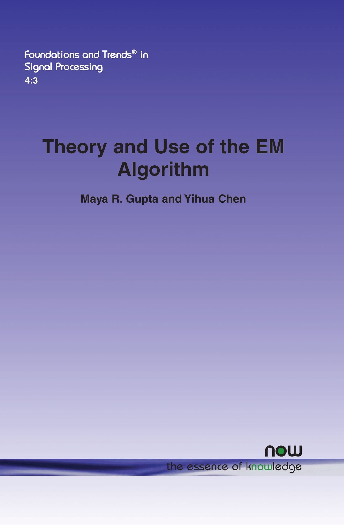 Theory And Use Of The Em Algorithm