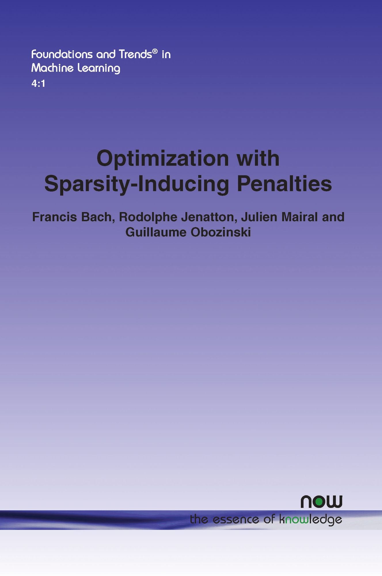 Optimization With Sparsity-Inducing Penalties