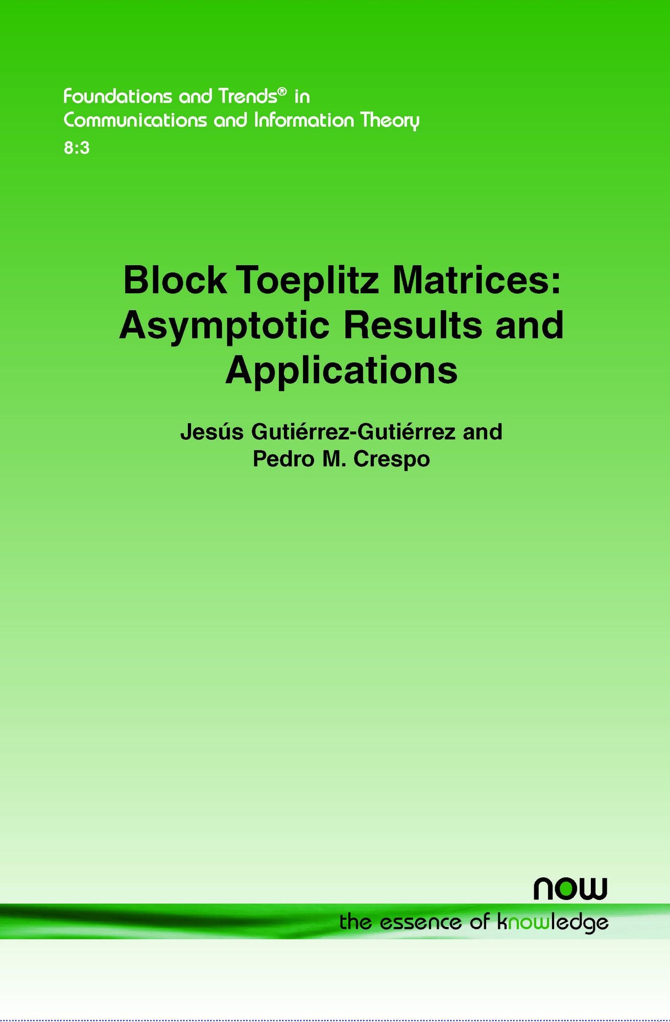Block Toeplitz Matrices: Asymptotic Results and Applications
