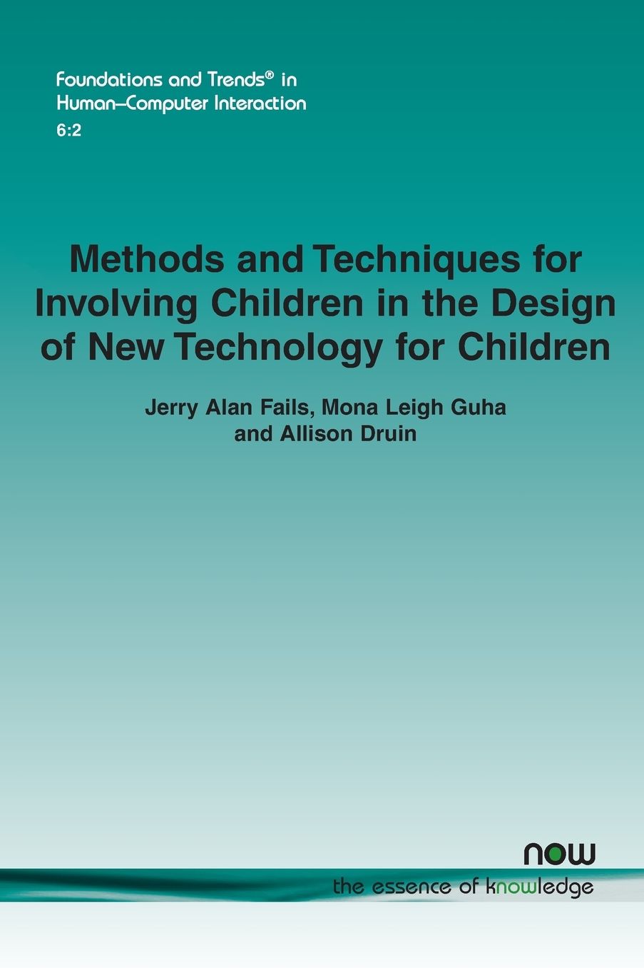 Methods and Techniques for Involving Children in the Design of New Technology for Children